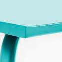 Tavolo da giardino (180 x 90 x 72 cm) in metallo di design