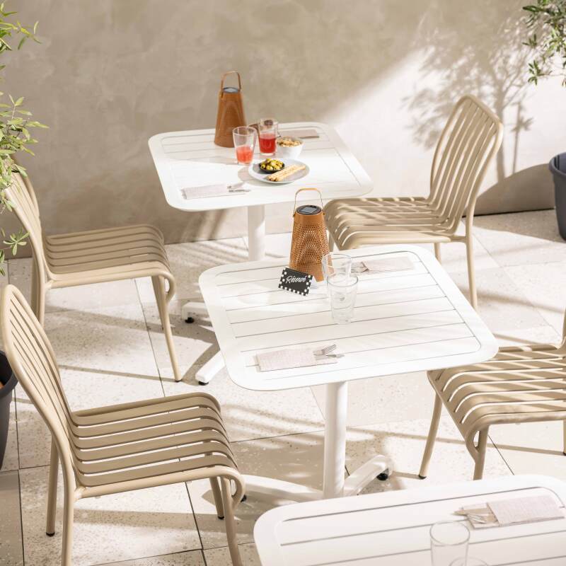 Sedia da giardino di design in alluminio (3/7)