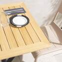 Piano tavolo quadrato 70 x 70 cm in legno
