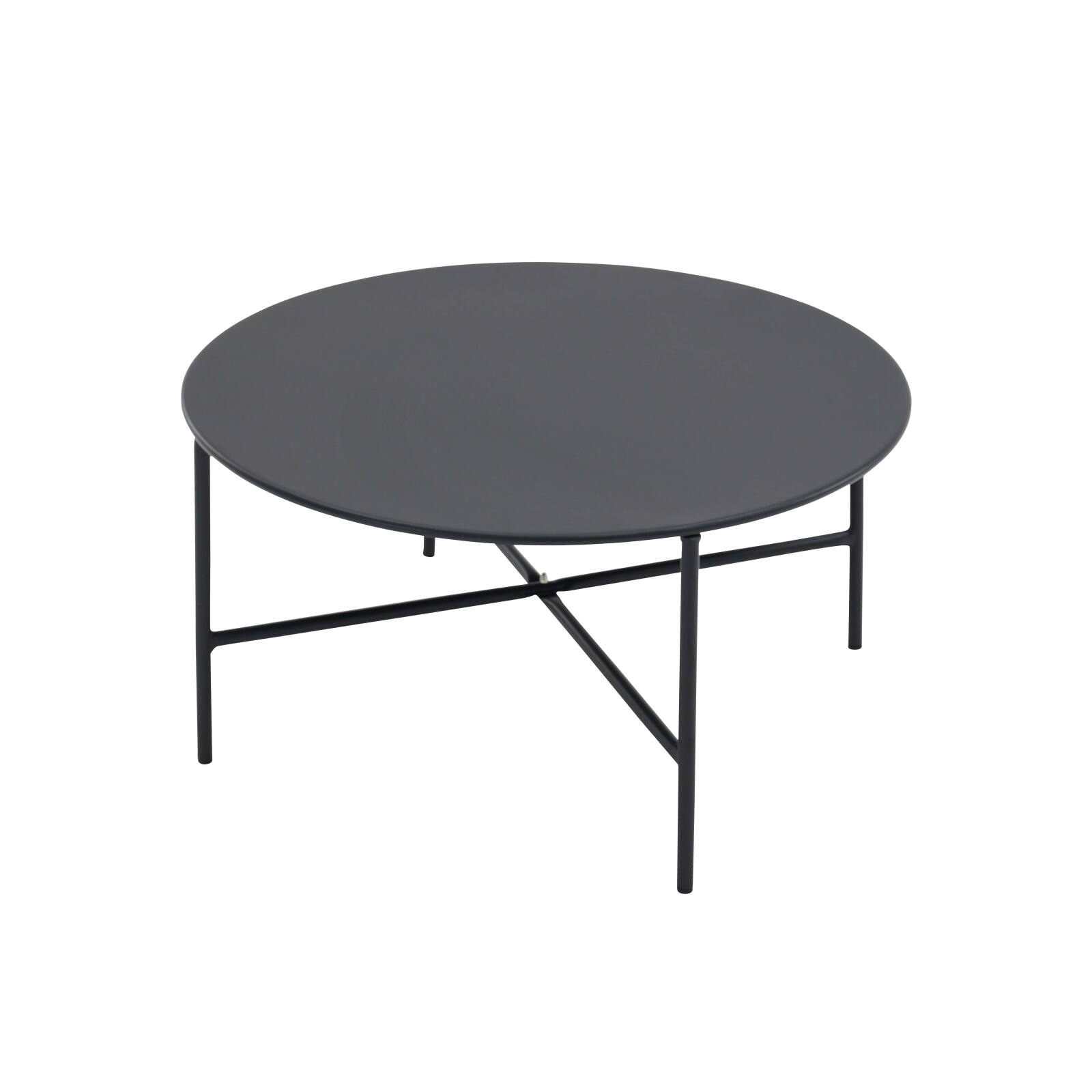 Mobile da giardino in metallo a 4 posti con 1 divano, 2 poltrone e tavolino