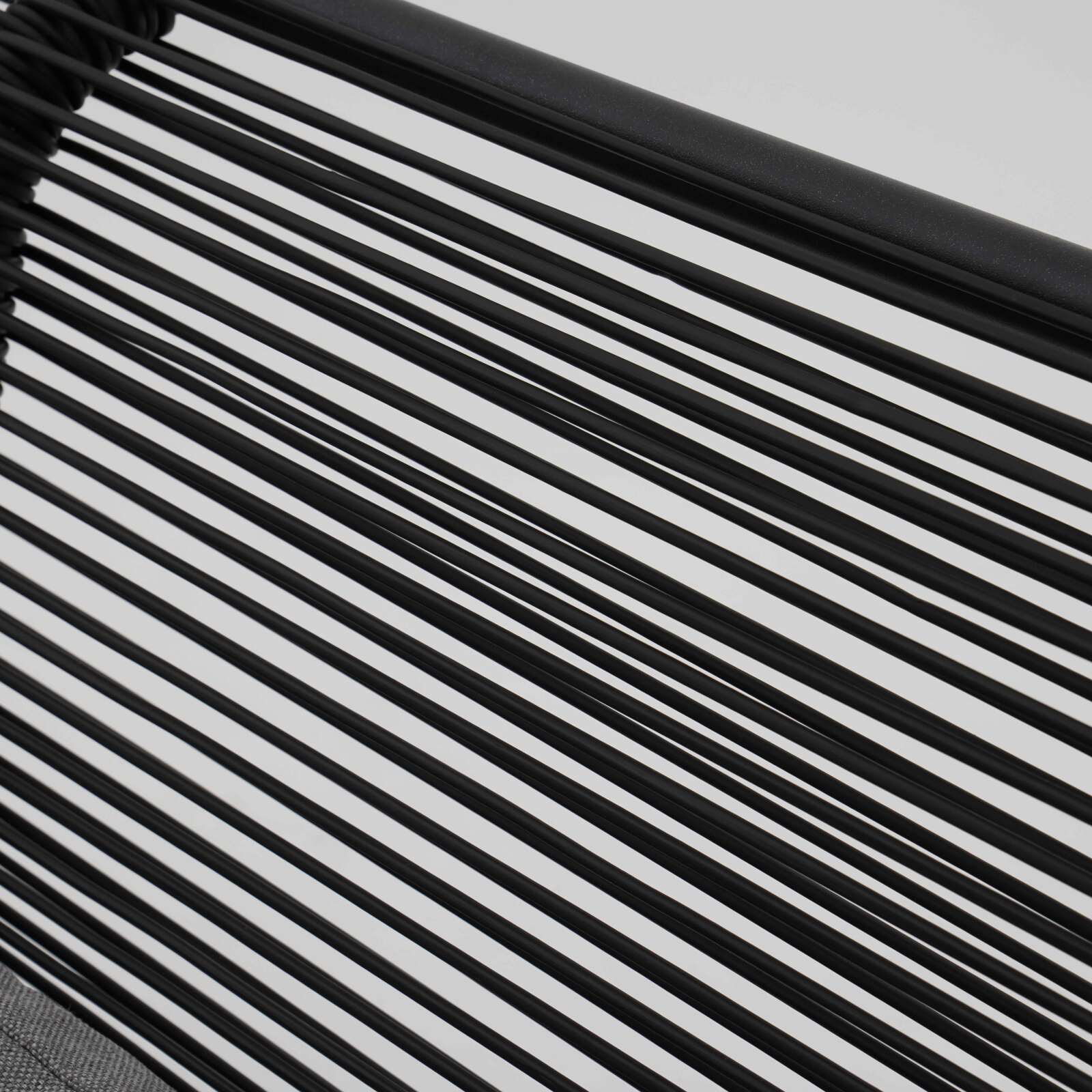 Mobile da giardino in metallo a 4 posti con 1 divano, 2 poltrone e tavolino