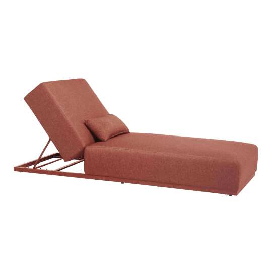 Lettino prendisole con cuscino reclinabile