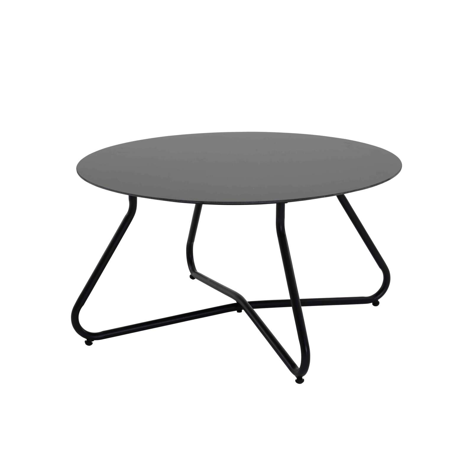 Mobile da giardino in metallo a 4 posti con 1 divano, 2 poltrone e tavolino