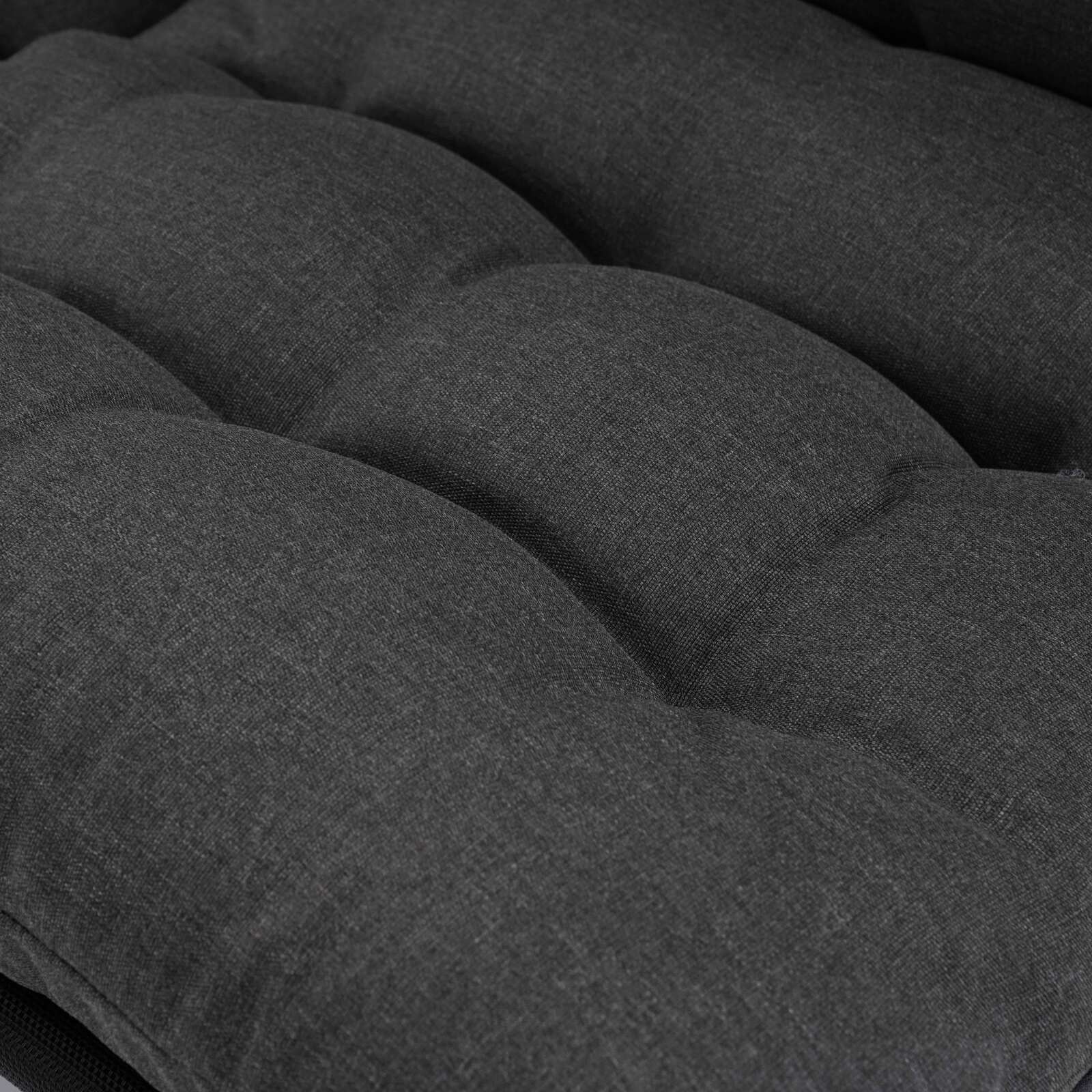 Mobile da giardino in metallo a 4 posti con 1 divano, 2 poltrone e tavolino