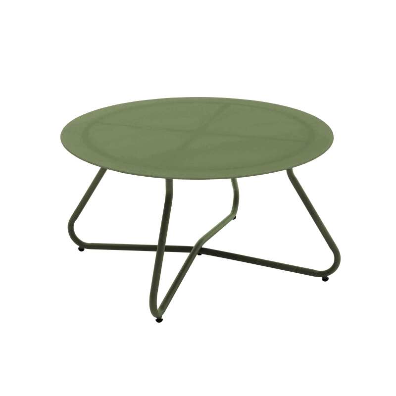 Mobile da giardino in metallo a 4 posti con 1 divano, 2 poltrone e tavolino