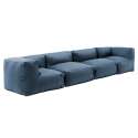 Divano modulare con 2 poltroncine basse e 2 poltrone angolari