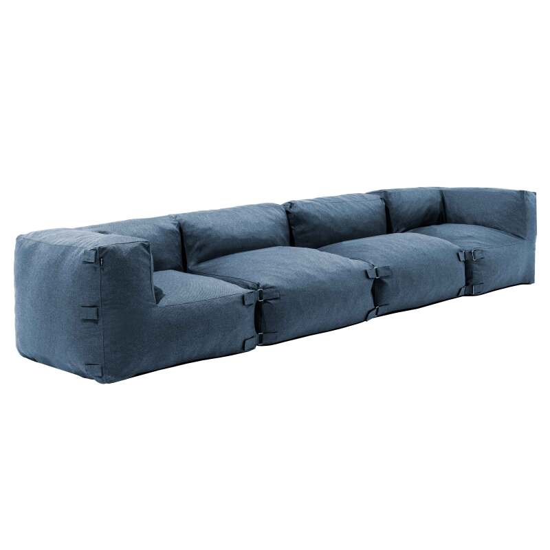 Divano modulare con 2 poltroncine basse e 2 poltrone angolari