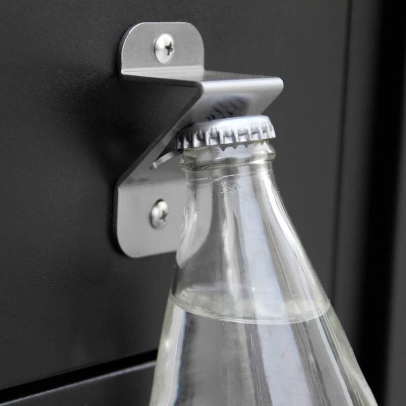 Cucina da esterno in acciaio a 2 elementi con lavello