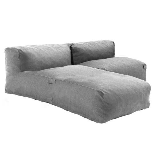 Mobile da giardino componibile con 1 poltrona e 1 chaise longue