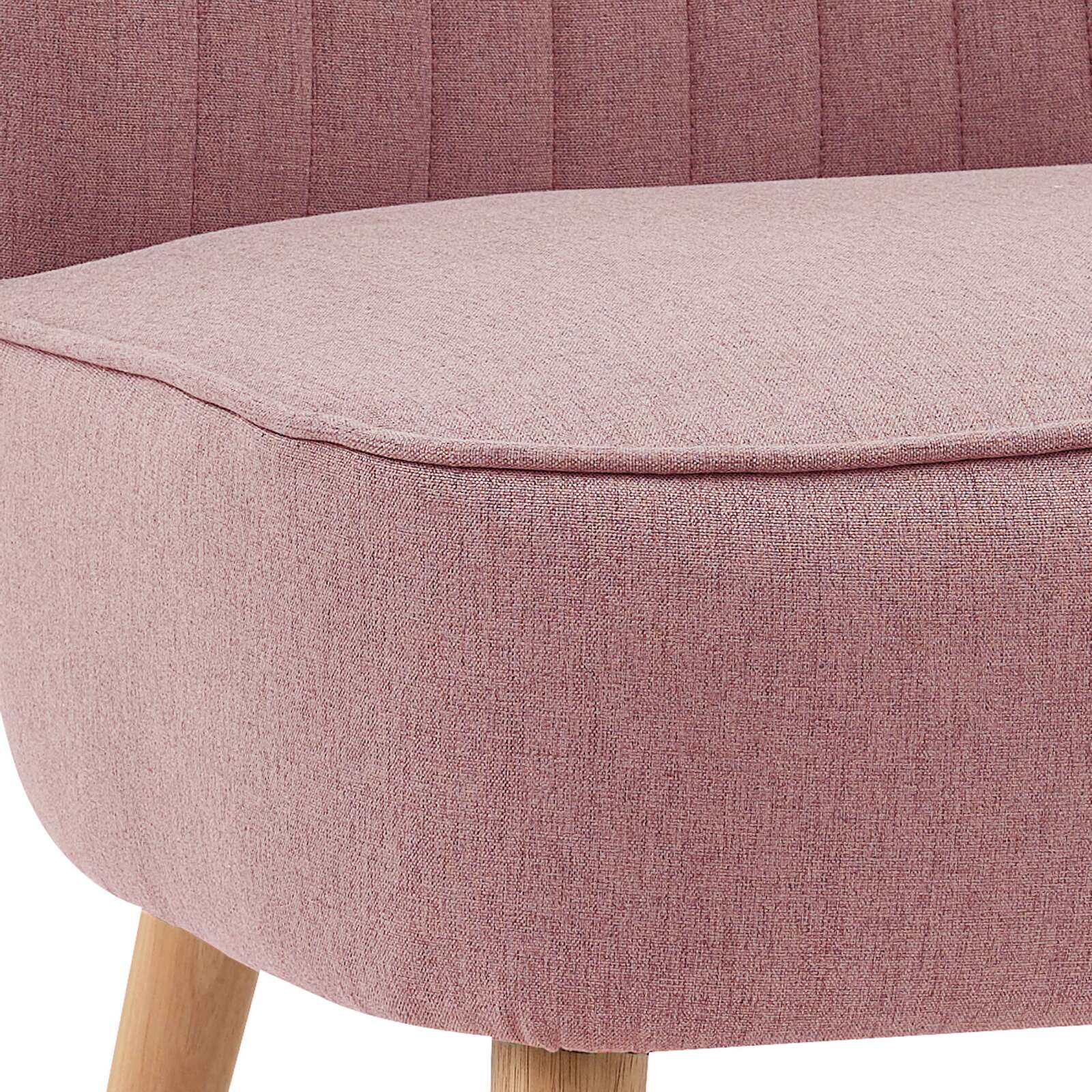 Set di 2 poltrone in tessuto rospo