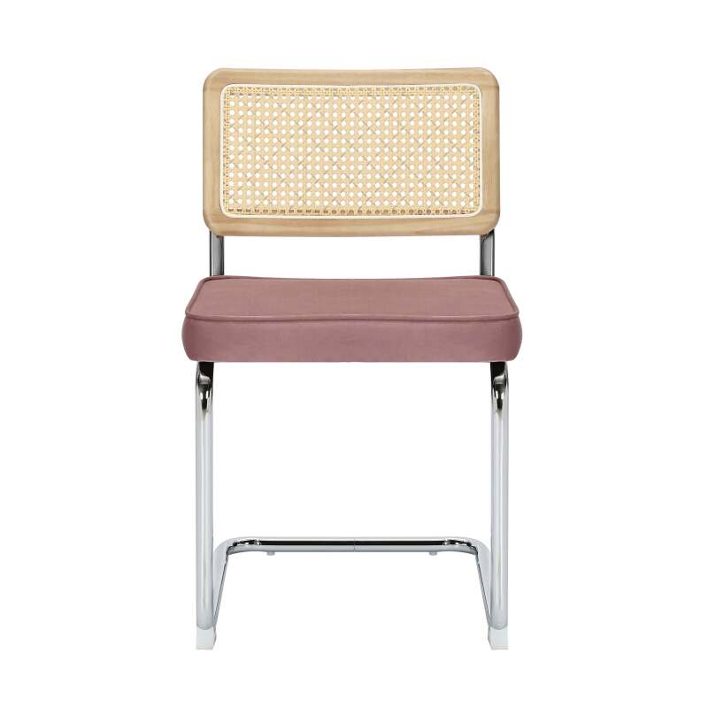 Set di 2 sedie in acciaio e velluto  (6/7)