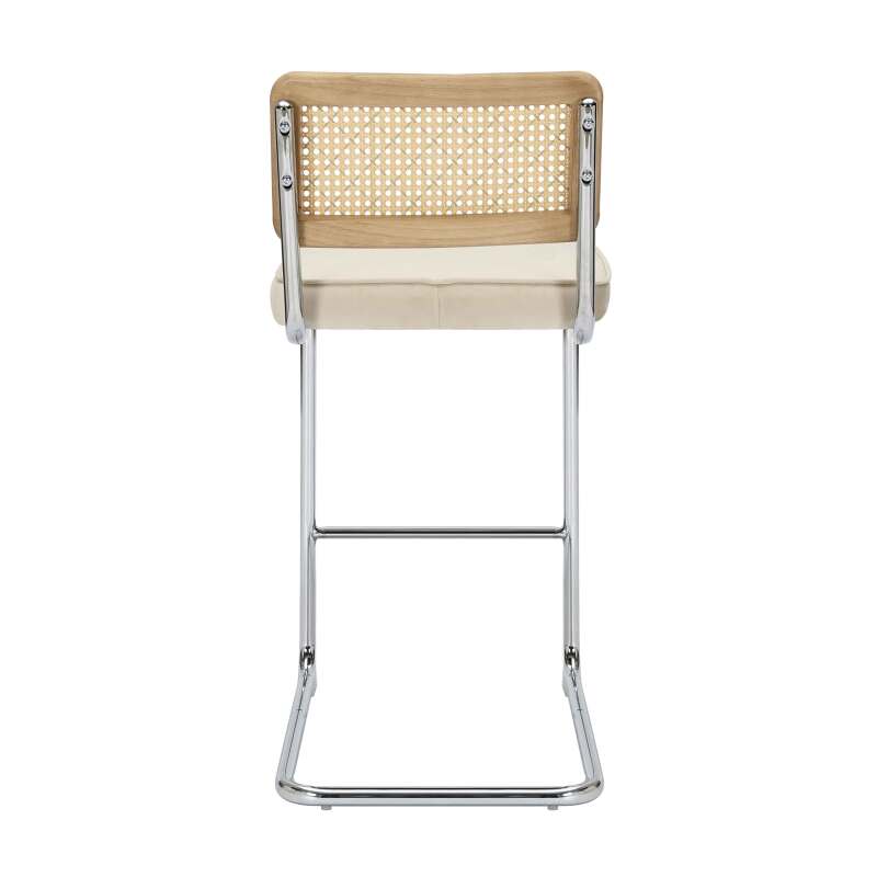 Set di 2 seggioloni in acciaio e velluto  (5/8)