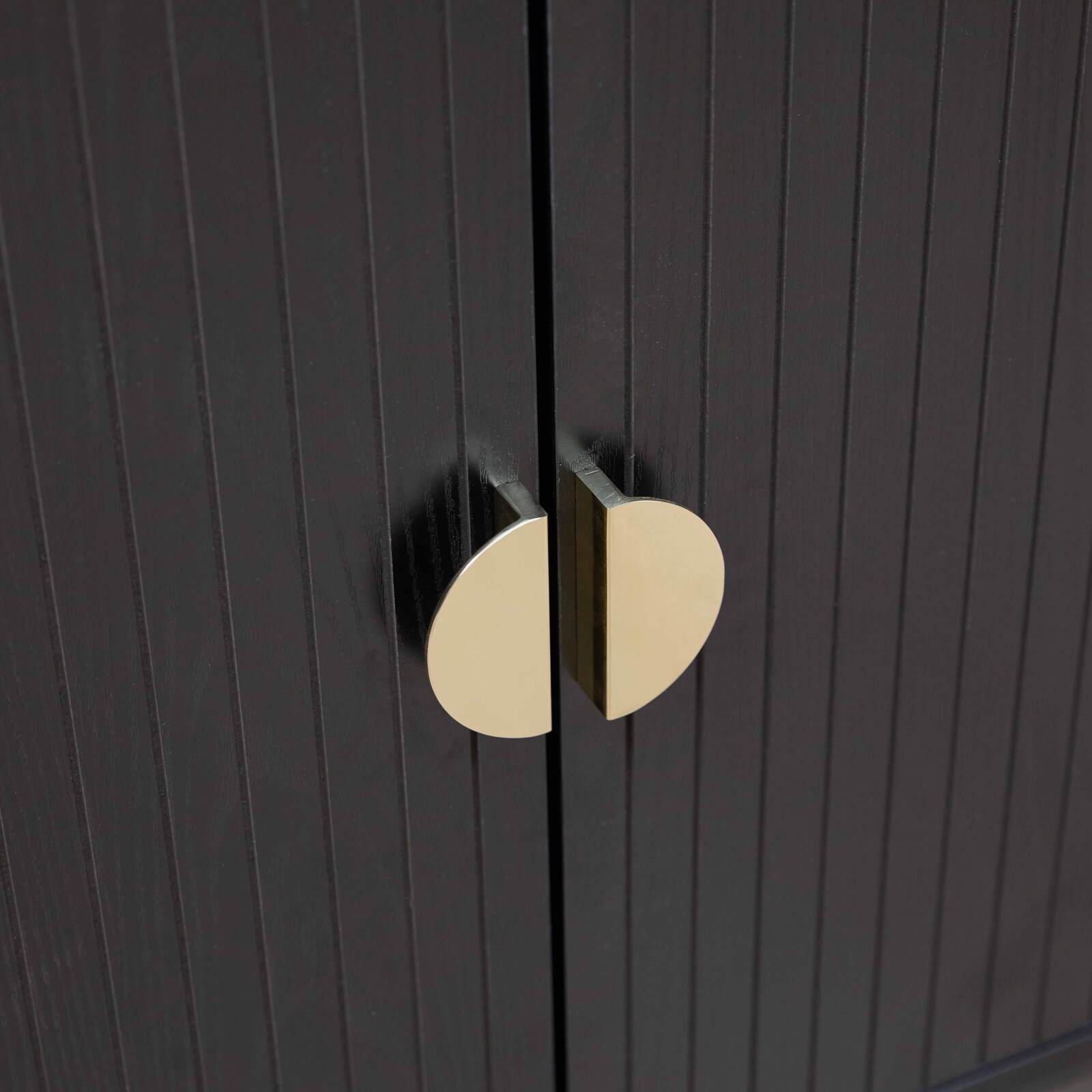 Credenza 2 ante e 3 cassetti in acciaio e MDF decoro melaminico 150 cm