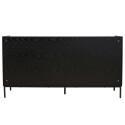 Credenza 2 ante e 3 cassetti in acciaio e MDF decoro melaminico 150 cm