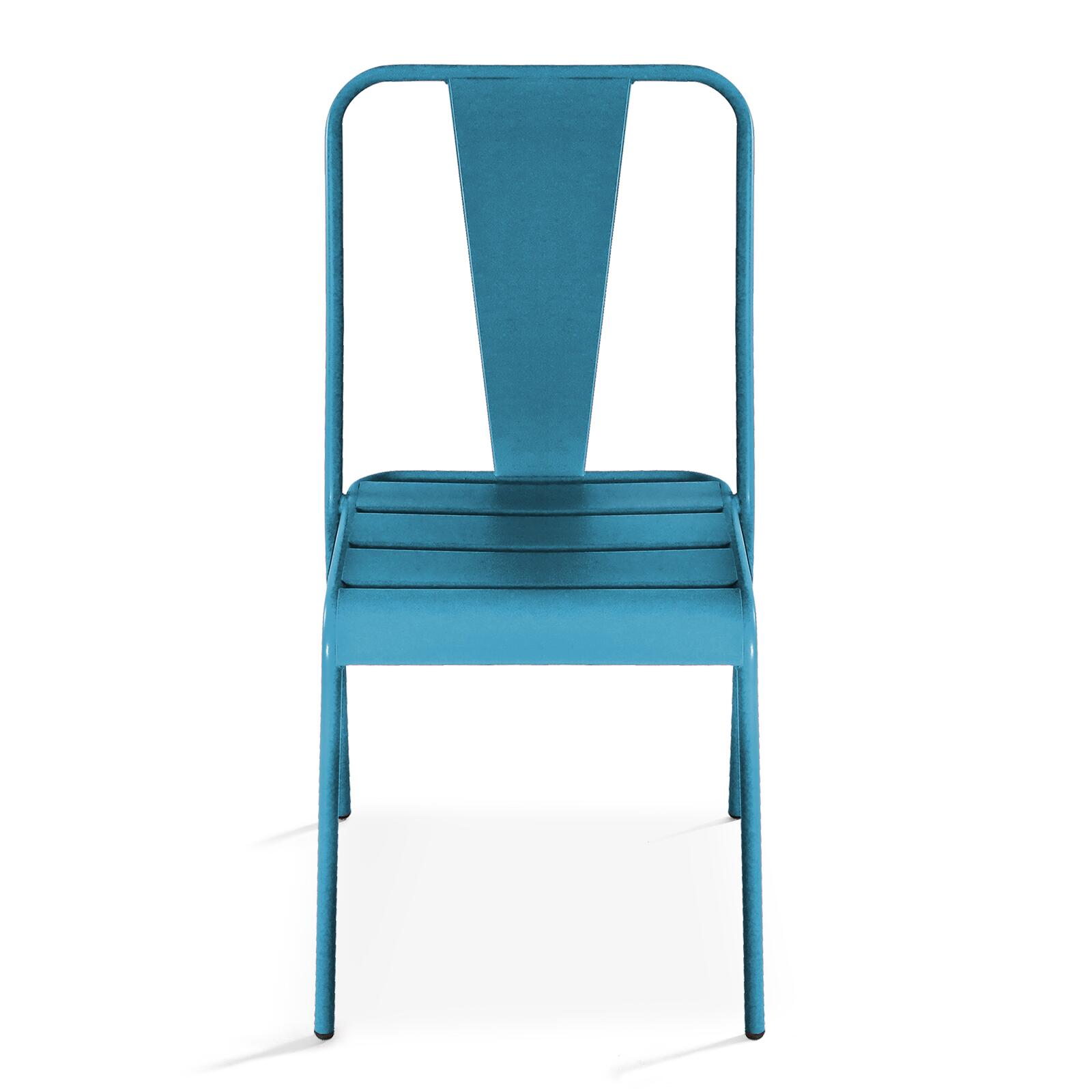 Sedia da giardino bistrot in metallo