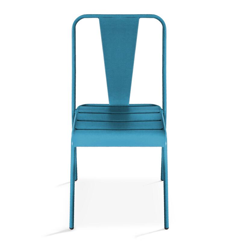 Sedia da giardino bistrot in metallo (4/6)