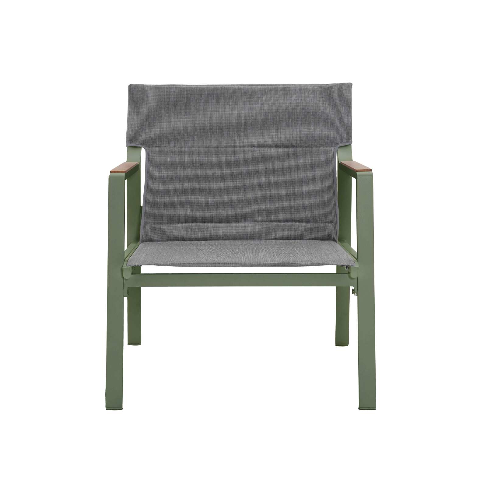 Mobile da giardino in alluminio a 4 posti con 1 divano, 2 poltrone e tavolino