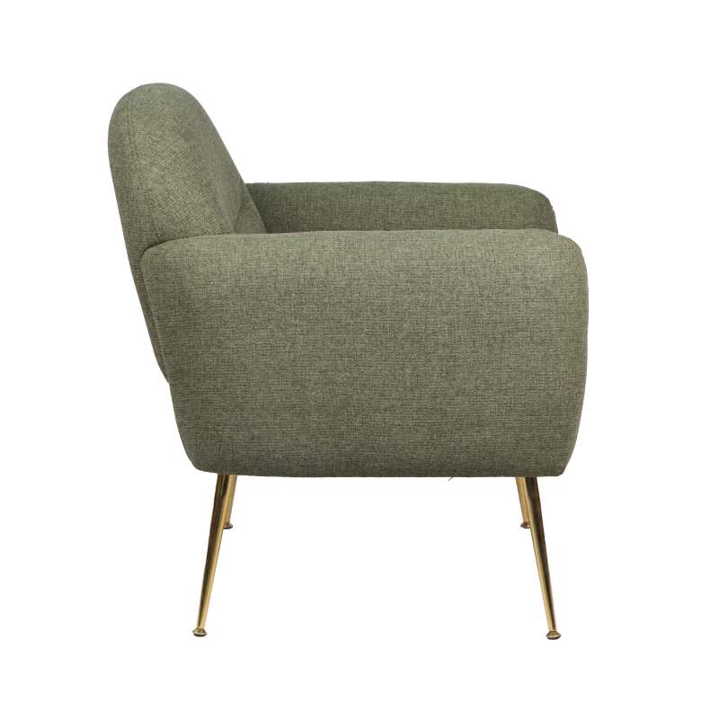 Poltrona relax in acciaio e tessuto