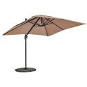 Ombrellone da giardino a braccio rettangolari girevoli a 360° (2 x 3 m) + 4 lastre zavorrate
