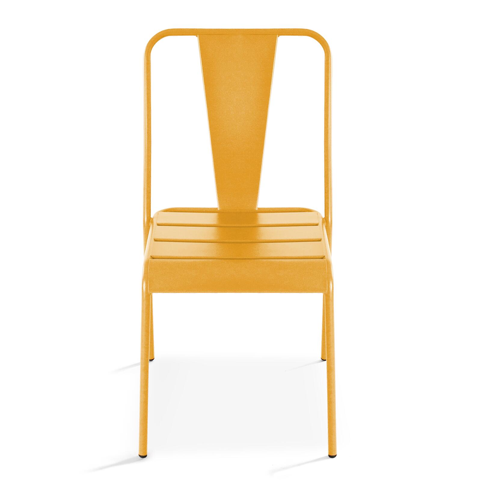 Sedia da giardino bistrot in metallo