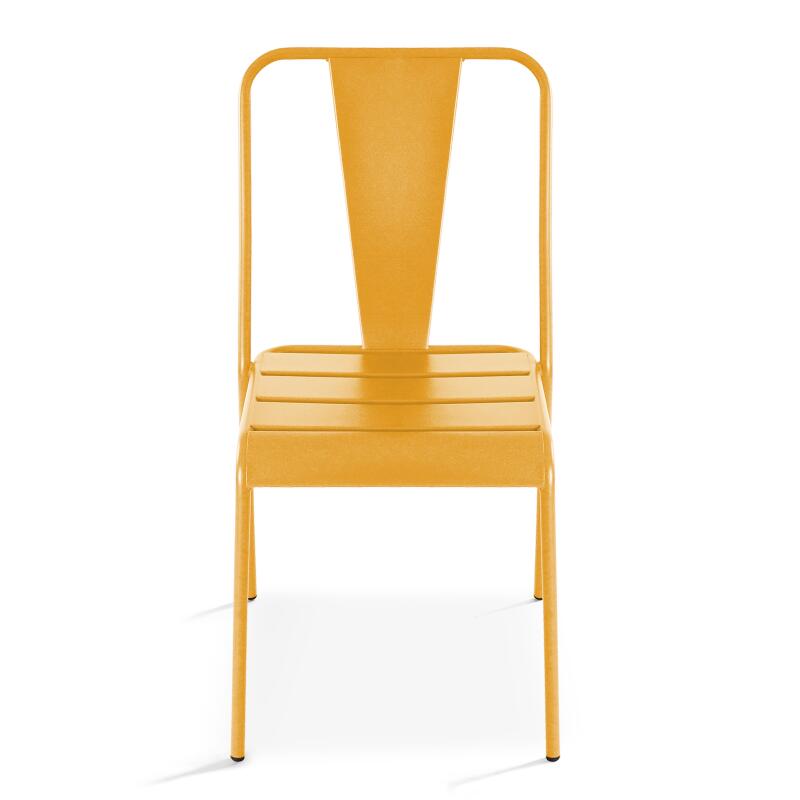 Sedia da giardino bistrot in metallo (4/6)