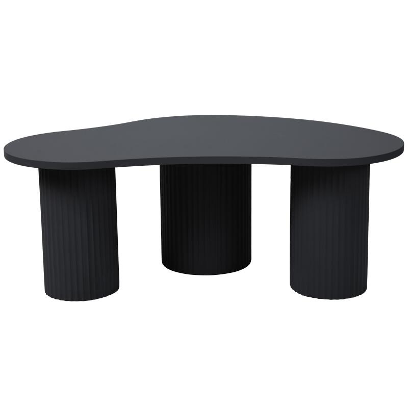 Tavolino in MDF con decoro in melaminico