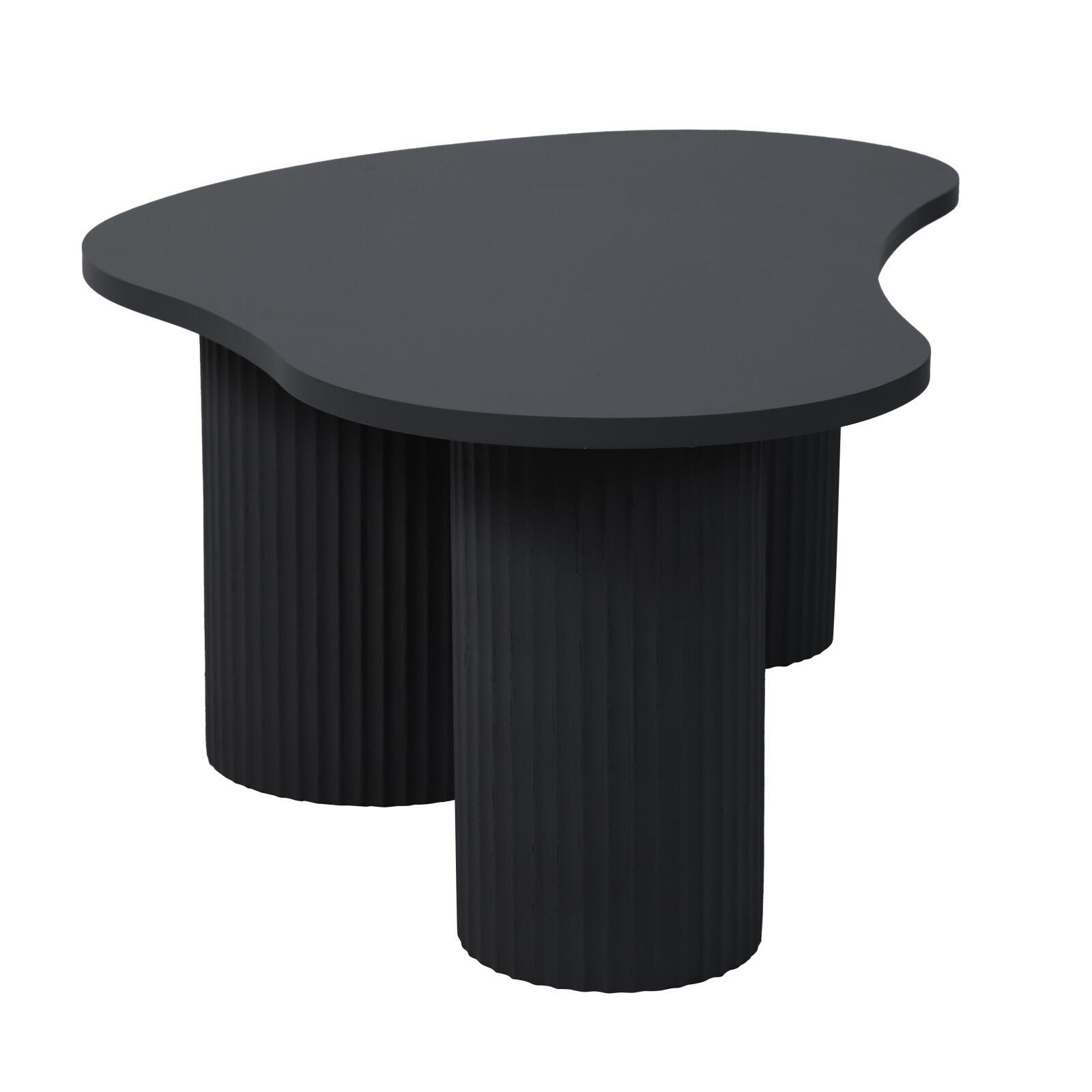 Tavolino in MDF con decoro in melaminico