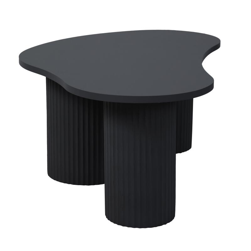 Tavolino in MDF con decoro in melaminico