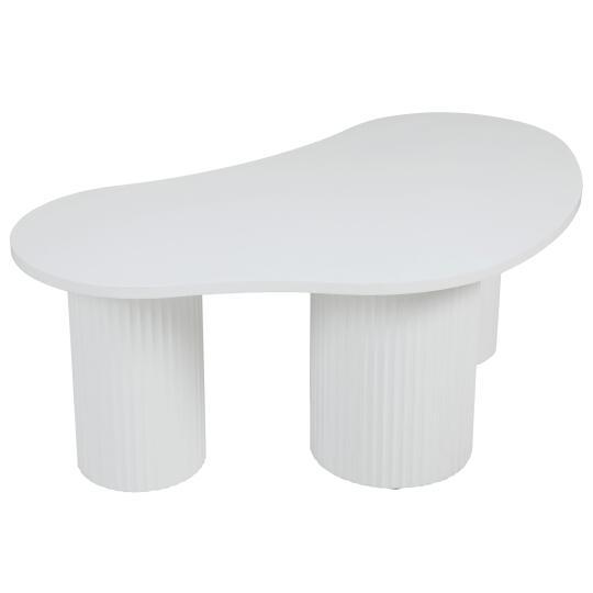 Tavolino in MDF con decoro in melaminico