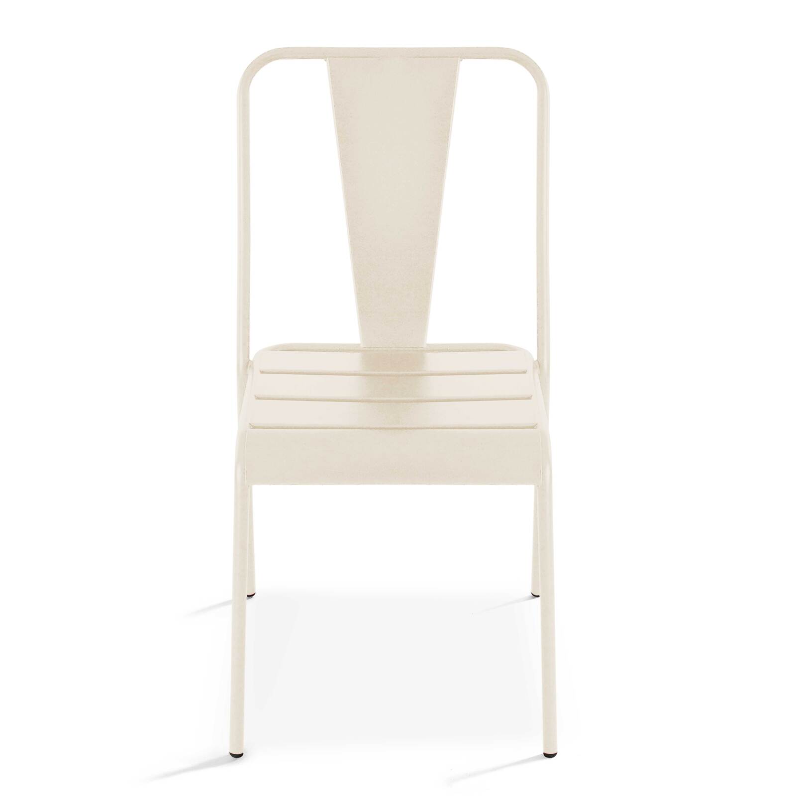 Sedia da giardino bistrot in metallo