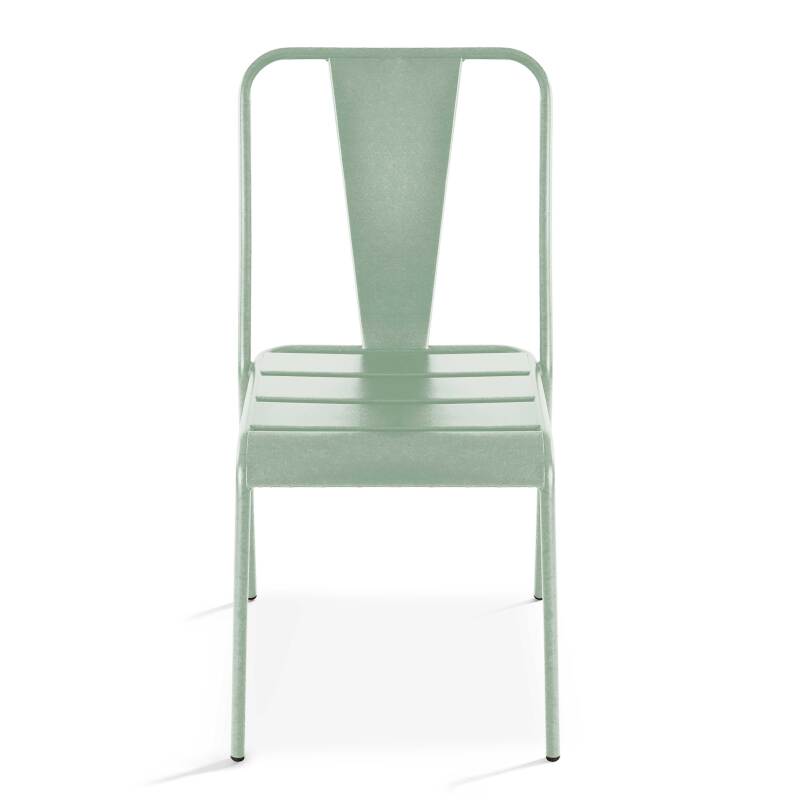 Sedia da giardino bistrot in metallo (3/5)