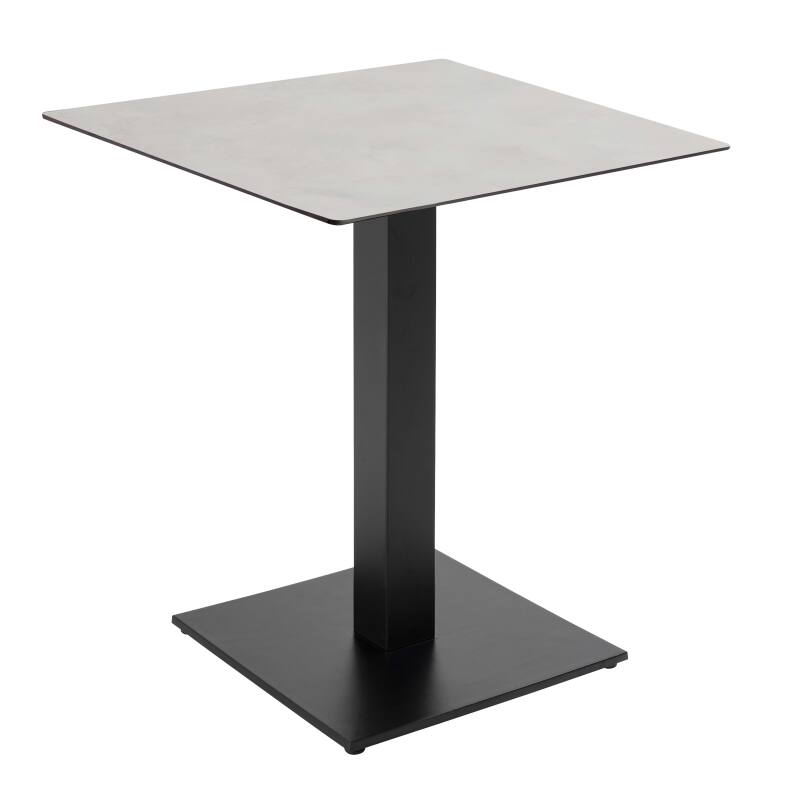 Tavolo da pranzo 70 x 70 cm in HPL con rivestimento melaminico