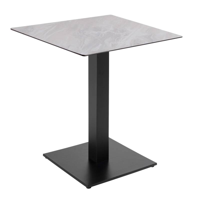 Tavolo da pranzo 70 x 70 cm in HPL con rivestimento melaminico