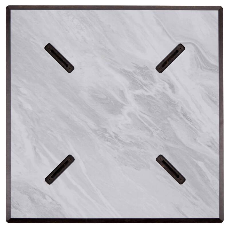 Tavolo da pranzo 70 x 70 cm in HPL con rivestimento melaminico (5/7)