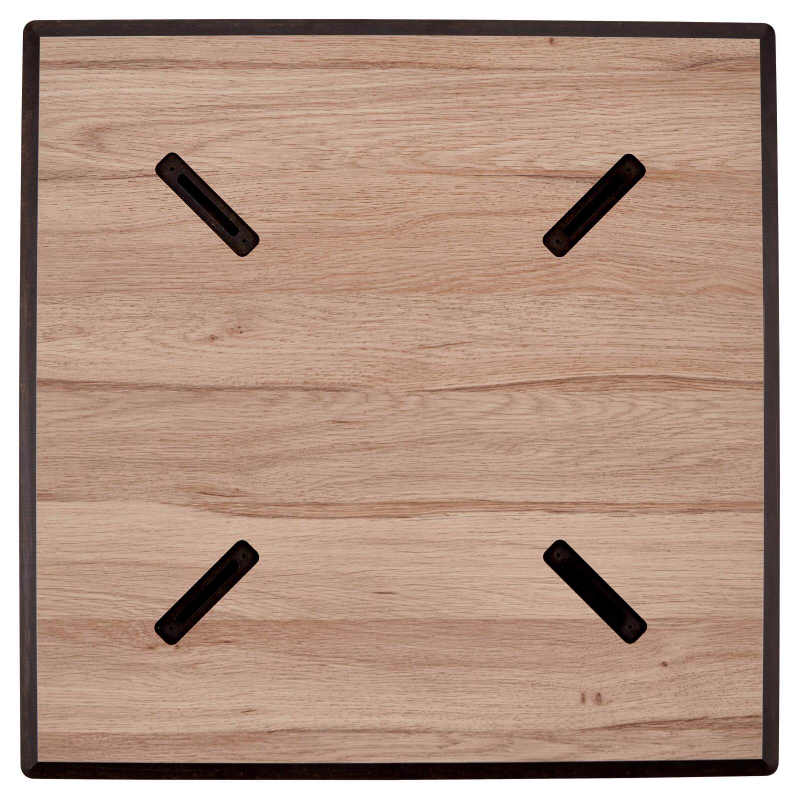 Tavolo da pranzo 70 x 70 cm in HPL con rivestimento melaminico