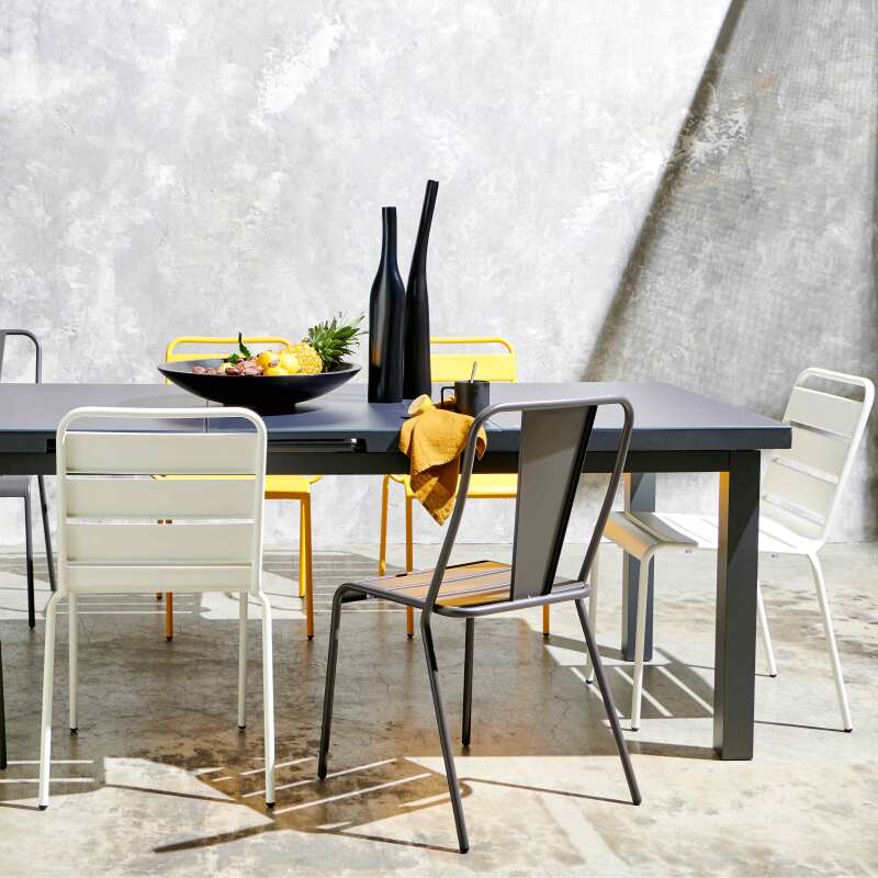 Sedia da giardino bistrot in metallo