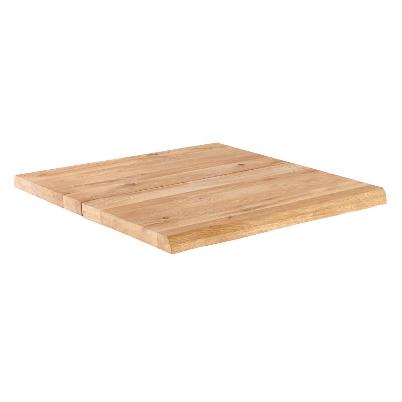 Tavolo da pranzo con bordi dritti 70 x 70 cm in rovere (5/7)