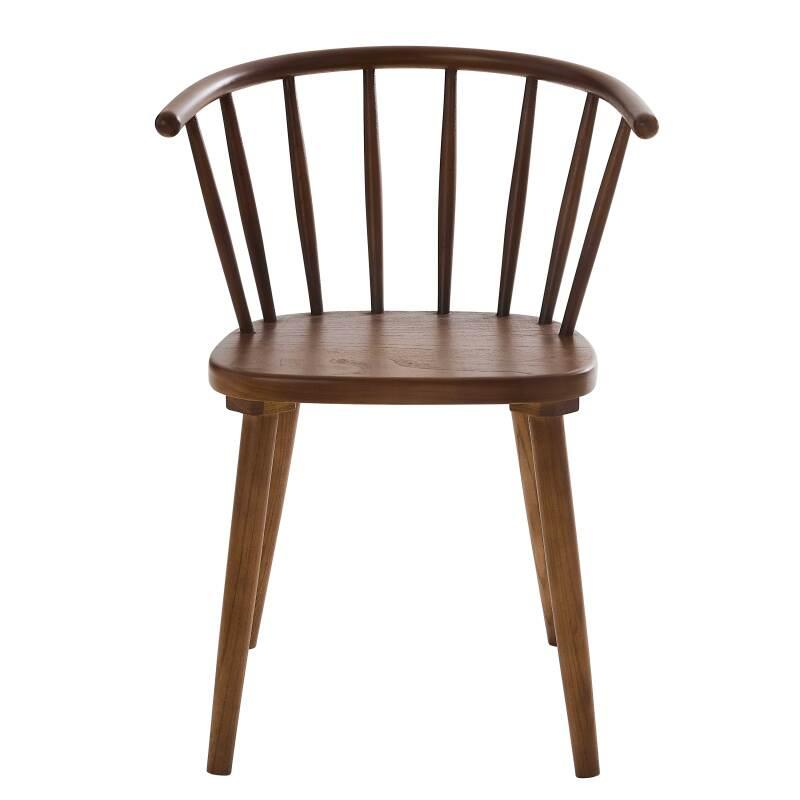 Set di 2 sedie in legno di olmo