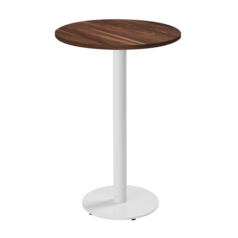 Tavolo da pronzo alto rotondo Ø60 cm in truciolare con rivestimento melaminico