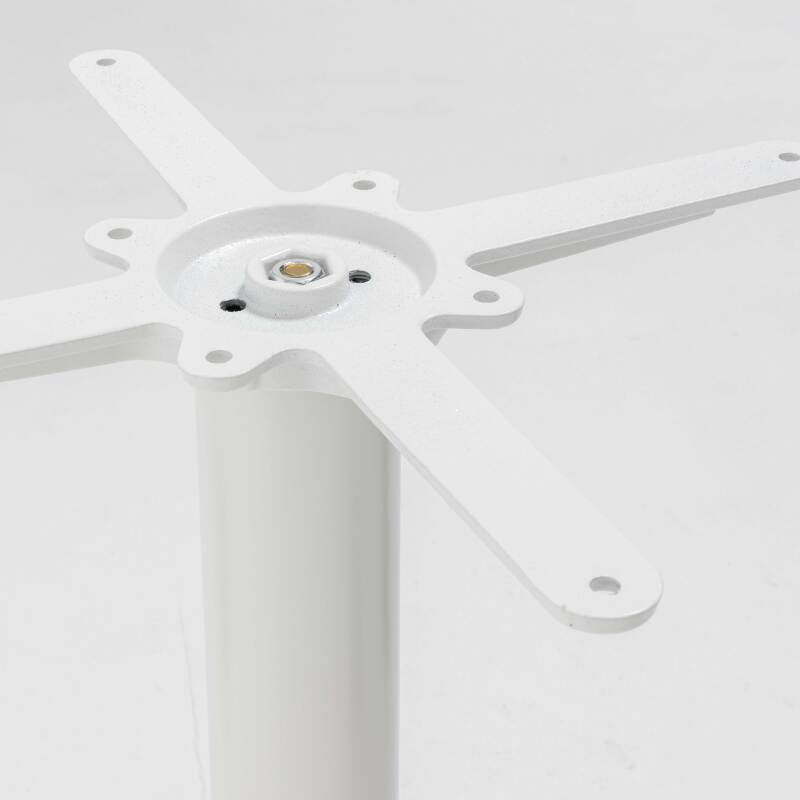 Tavolo da pronzo alto rotondo Ø60 cm in truciolare con rivestimento melaminico (5/7)