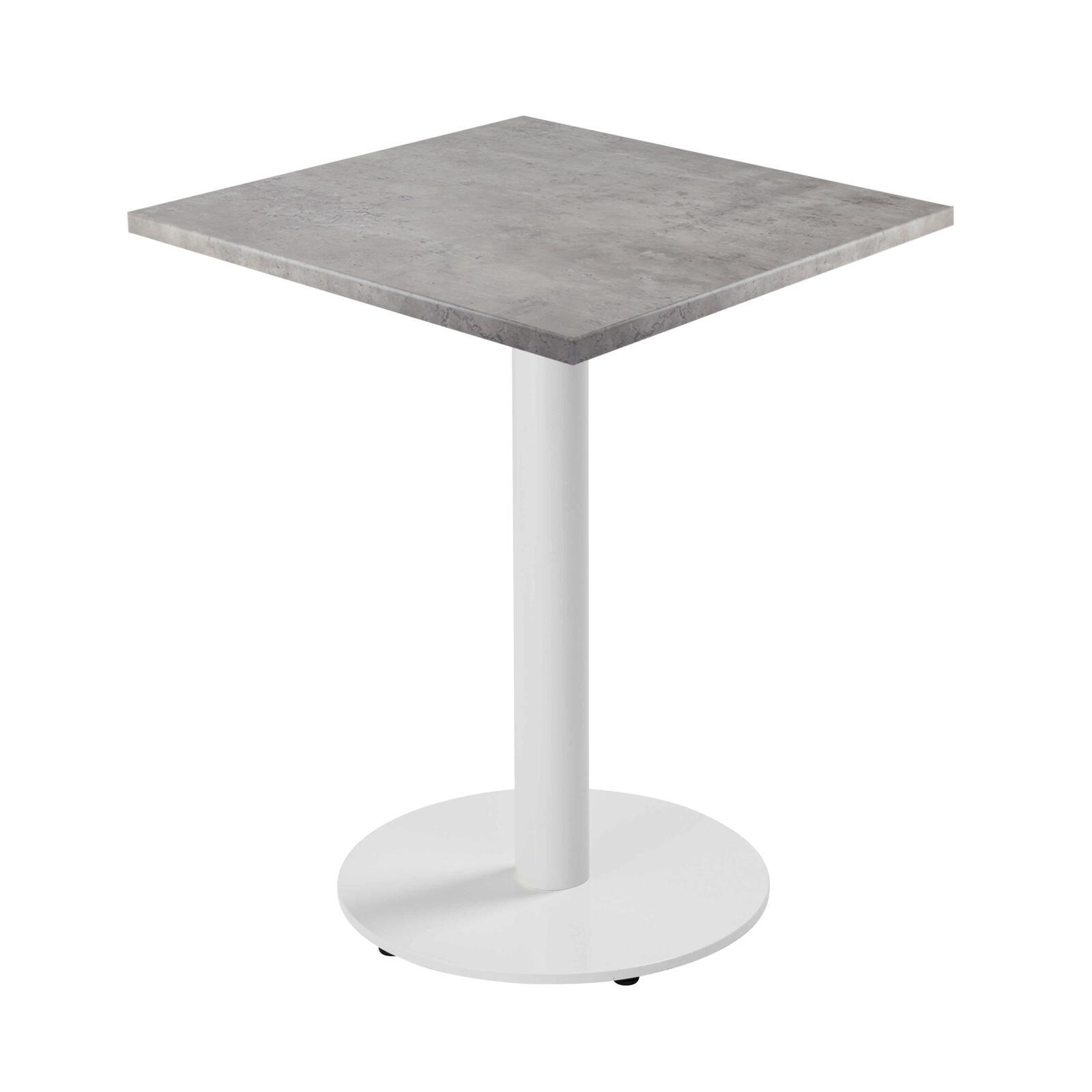 Tavolo da pranzo 60 x 60 cm in truciolare con rivestimento melaminico