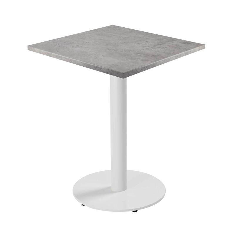 Tavolo da pranzo 60 x 60 cm in truciolare con rivestimento melaminico