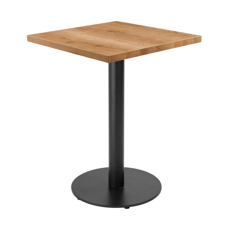 Tavolo da pranzo 60 x 60 cm in truciolare con rivestimento melaminico