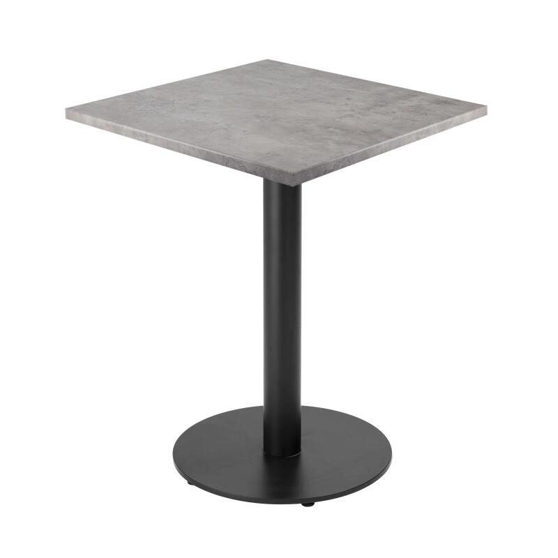Tavolo da pranzo 60 x 60 cm in truciolare con rivestimento melaminico
