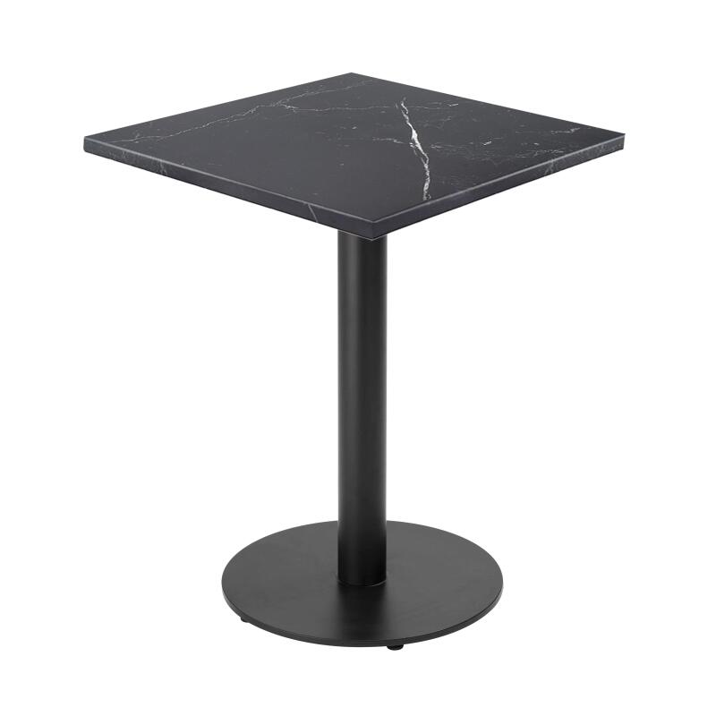 Tavolo da pranzo 60 x 60 cm in truciolare con rivestimento melaminico