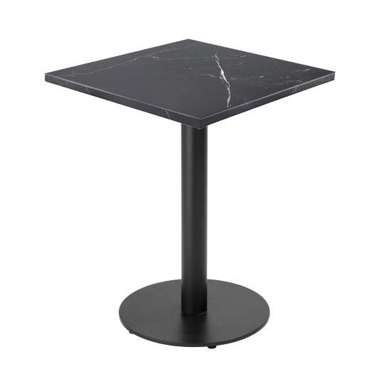 Tavolo da pranzo 60 x 60 cm in truciolare con rivestimento melaminico