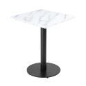Tavolo da pranzo 60 x 60 cm in truciolare con rivestimento melaminico