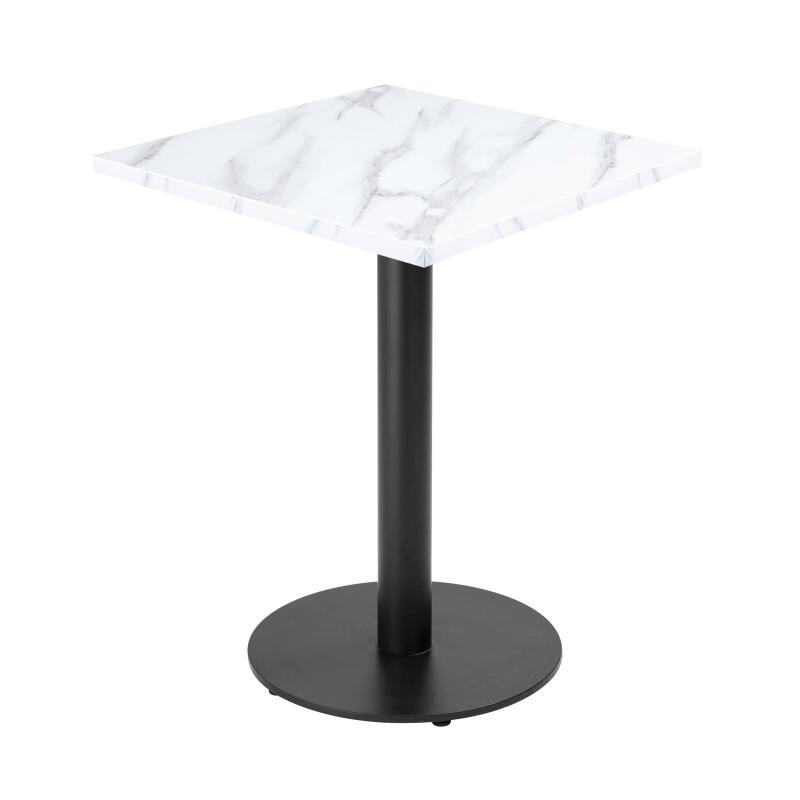Tavolo da pranzo 60 x 60 cm in truciolare con rivestimento melaminico