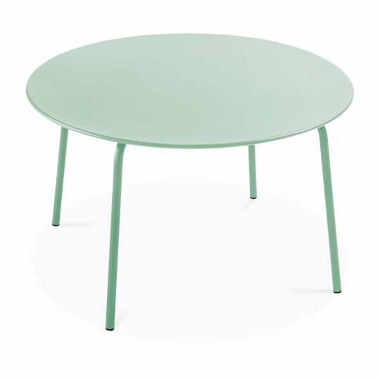 Tavolo da giardino rotondo in metallo (Ø120 x 72 cm)