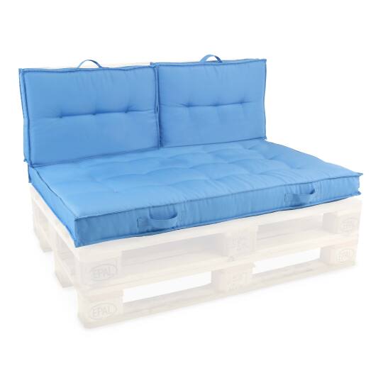 Set di cuscini trapuntati per pallet da esterno | Oviala